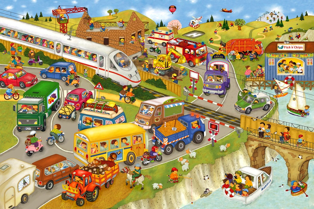 Illustration Kinderbuch Wimmelbilder | Marion Krätschmer